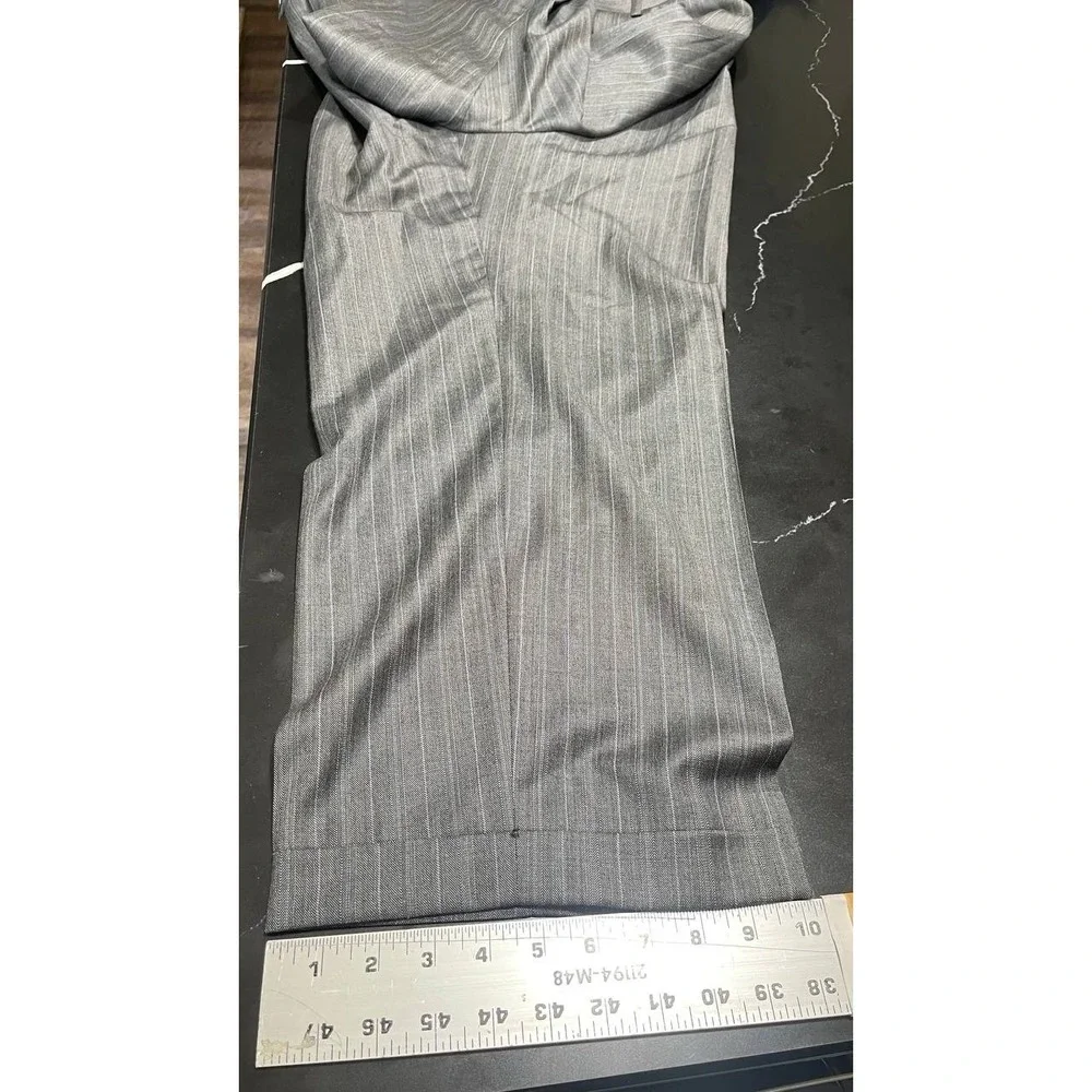 ⁠ Lauren Ralph Lauren Pinstripe Suit Set Wool 40 x 27 52R Old Money Woolmark